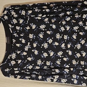 J. Jill Floral Blouse Size M